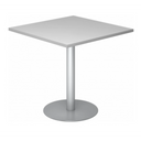 BISTRO F88Q S | Table de réunion | 80 x 80 | Argenté - Système de tables conférence 