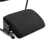Housse rembourrée noire pour le Repose-pieds Podi Velvet de hjh OFFICE