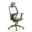 AIR-PORT | Dossier en tissu filet | Assise en tissu filet - Siège de bureau de qualité professionnelle 