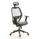 AIR-PORT | Dossier en tissu filet | Assise en tissu filet - Siège de bureau de qualité professionnelle 