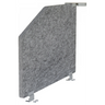 Paroi acoustique centrale gris chiné ARS 1 avec clips de fixation de hjh OFFICE PRO