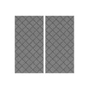 Deux éléments muraux acoustiques AWPX10 gris chiné avec motif en losanges de hjh OFFICE PRO