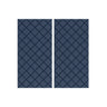Élément mural acoustique bleu AWPX10 avec surpiqûres en losange comme Accessoires de hjh OFFICE PRO