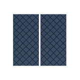 Élément mural acoustique bleu AWPX10 avec surpiqûres en losange comme Accessoires de hjh OFFICE PRO