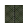 Panneaux acoustiques muraux verts AWPX10 avec surpiqûres en losange comme Accessoires de hjh OFFICE PRO