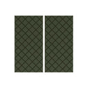 Panneaux acoustiques muraux verts AWPX10 avec surpiqûres en losange comme Accessoires de hjh OFFICE PRO