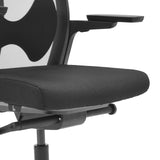 Assise et accoudoir noirs du siège de bureau de qualité professionnelle ARCEO B de hjh OFFICE