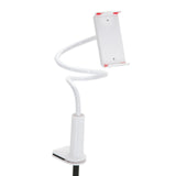 Support de téléphone portable & tablette FLEXMOBI I blanc avec bras col de cygne flexible de hjh OFFICE