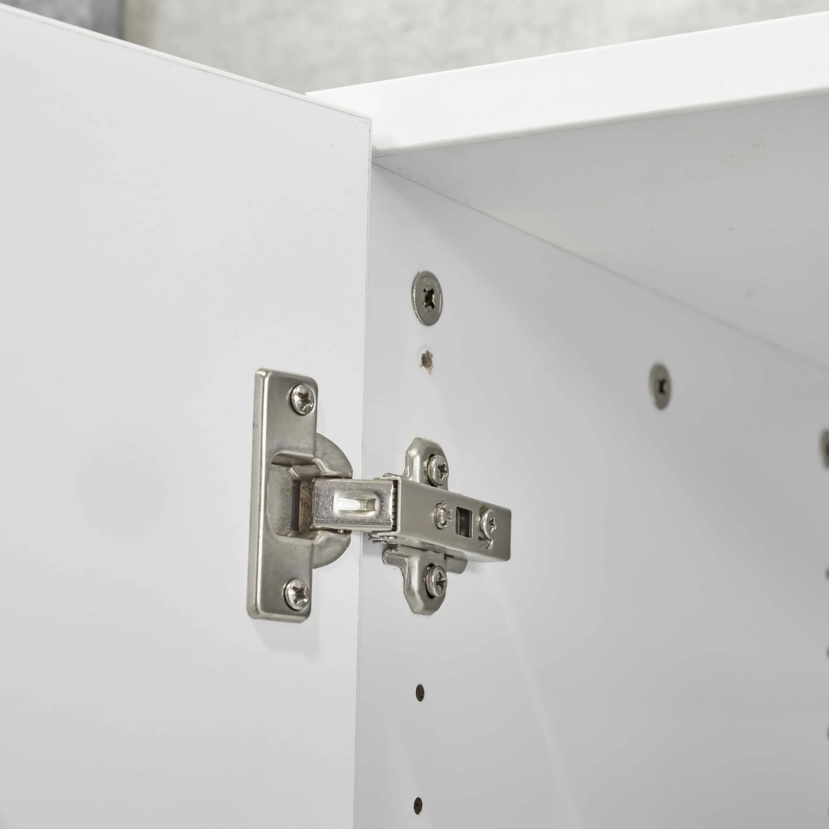 Charnière de porte argentée de l'armoire combinée BETA 9 de hjh OFFICE PRO
