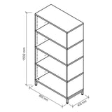 Dessin technique de l'étagère FlexWall de 1532 x 800 mm de hjh OFFICE PRO