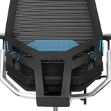 Support lombaire réglable en hauteur du siège de bureau de qualité professionnelle GENIDIA SMART BLACK CM en noir de hjh OFFICE