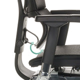 Mécanisme de réglage de l'accoudoir du siège de direction de luxe ERGOHUMAN SLIM GEN2 en noir de hjh OFFICE
