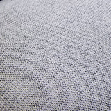 Housse en tissu gris foncé du fauteuil de salon Criss-Cross 20 avec une structure de tissage grossière de hjh LIVING