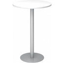 BISTRO H80R S | Table haute| Ø 80 | Argenté - Système de tables conférence 