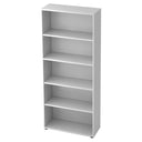 Étagère blanche BETA 4000 avec cinq niveaux de rangement et structure ouverte de hjh OFFICE PRO