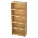 Étagère ouverte BETA 4000 aspect érable avec cinq surfaces de rangement de hjh OFFICE PRO