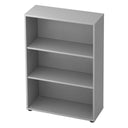 Étagère grise BETA 4500 avec trois tablettes et une largeur de 80 cm de hjh OFFICE PRO