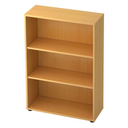 Étagère BETA 4500 en décor couleur hêtre avec trois surfaces de rangement de hjh OFFICE PRO