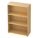 Étagère ouverte BETA 4500 aspect érable avec trois tablettes de hjh OFFICE PRO