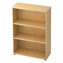 Étagère ouverte BETA 4500 aspect érable avec trois tablettes de hjh OFFICE PRO