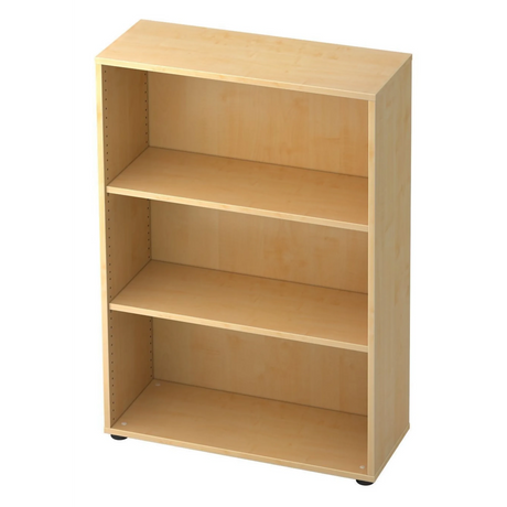 Étagère ouverte BETA 4500 aspect érable avec trois tablettes de hjh OFFICE PRO