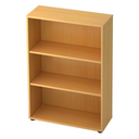 Étagère BETA 4500 en décor couleur hêtre avec trois surfaces de rangement de hjh OFFICE PRO