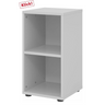 Étagère grise BETA 9 avec deux tablettes ouvertes de hjh OFFICE PRO