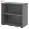 Étagère couleur graphite BETA 9 avec deux niches ouvertes de hjh OFFICE PRO