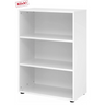 Étagère blanche BETA 9 avec trois surfaces de rangement ouvertes de hjh OFFICE PRO