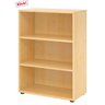 Étagère ouverte BETA 9 aspect érable avec trois surfaces de rangement de hjh OFFICE PRO