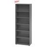 Étagère gris graphite BETA 9 avec six niches ouvertes de hjh OFFICE PRO