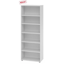 Étagère grise BETA 9 avec six niches ouvertes de hjh OFFICE PRO