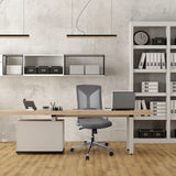 Siège de bureau de qualité professionnelle gris HALIFAX à un bureau dans un bureau moderne de hjh OFFICE