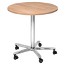 BISTRO 80R C | Säulenhubtisch | Ø 80 | Chrom - System Konferenztisch - buerostuhl24