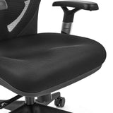 Assise tressée noire du siège de bureau haut de gamme VENUS BASE de hjh OFFICE