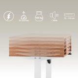 Plateau en bois du Bureau réglable en hauteur électriquement Worktime Style avec données techniques de hjh OFFICE