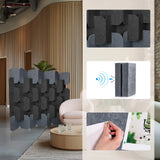 Cloisons de séparation FLEXMIUT PLUG grises et gris foncé sous différentes vues et détails de hjh OFFICE