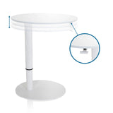 Plateau réglable en hauteur du bureau assis-debout STAND III en blanc de hjh OFFICE