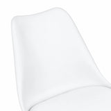 Dossier blanc du siège de bureau à domicile FANCY PRO de hjh OFFICE