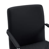 Dossier et accoudoir noirs de la chaise cantilever Rovento V de hjh OFFICE