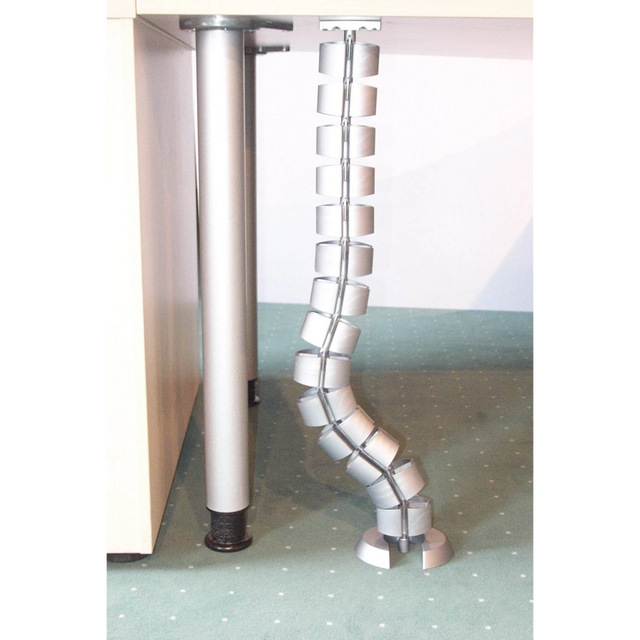 Spirale verticale pour câbles en plastique argentée CKVE de hjh OFFICE PRO
