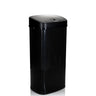Poubelle à capteur CLEAN VI noire avec surface lisse et couvercle de hjh OFFICE
