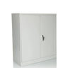 Armoire de classement COLOR AS 105 gris clair avec deux portes et une serrure de hjh OFFICE