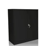 Armoire de classement noire COLOR AS 105 avec deux portes et une serrure de hjh OFFICE