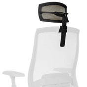 Appuie-tête noir COLORE KOPFSTUETZE avec revêtement en maille et bras de support réglable de hjh OFFICE