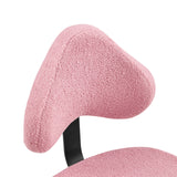 Dossier rembourré rose de la chaise de méditation Asanasit avec surface texturée de hjh LIVING