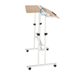 Plateau inclinable du Bureau assis-debout WORKSTATION I avec un réglage de 85 degrés de hjh OFFICE