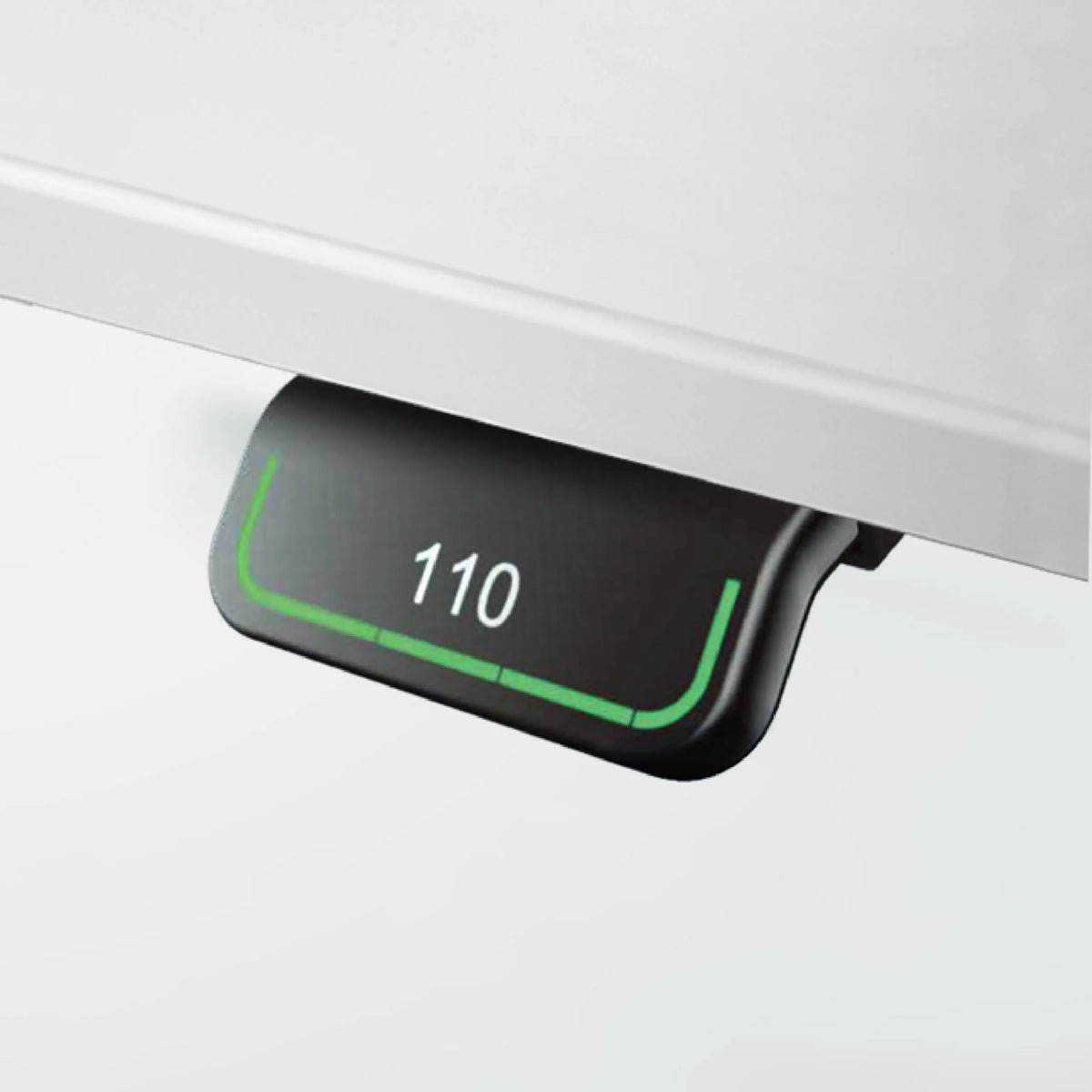Digitale Höhenanzeige mit dem Wert 110 des Schreibtisches XDLR 19 G von hjh OFFICE PRO