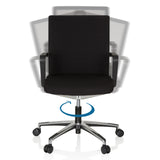 Fonction de rotation à 360 degrés du Siège de bureau de qualité professionnelle MOVE-TEC 3D en noir de hjh OFFICE