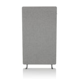 Cloison de séparation FLEXMIUT STAND gris clair avec deux pieds de support de hjh OFFICE – vue à 360° (vue de face 0°)
